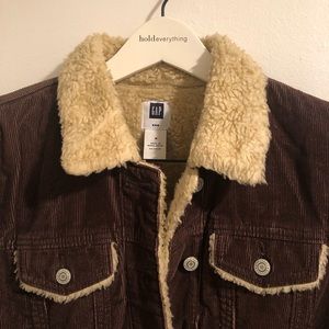 Corduroy Sherpa-lined Jacket